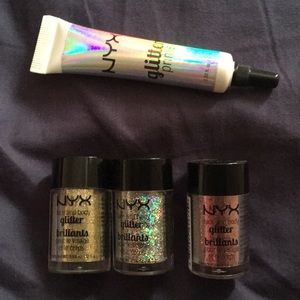 Nyx glitter and primer